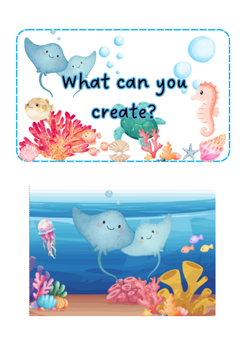 Under the Sea - Playdough Mats