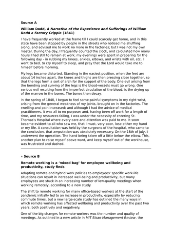 AQA GCSE English language Paper 2 Question 4