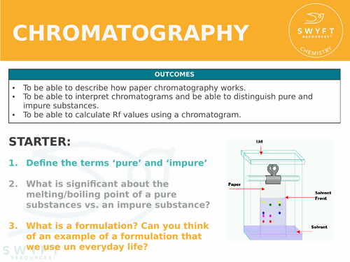 NEW WJEC (2026) GCSE Science - Chromatography