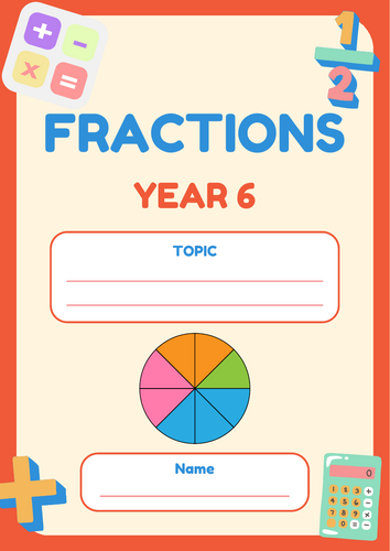 Year 6 Fractions Workbook