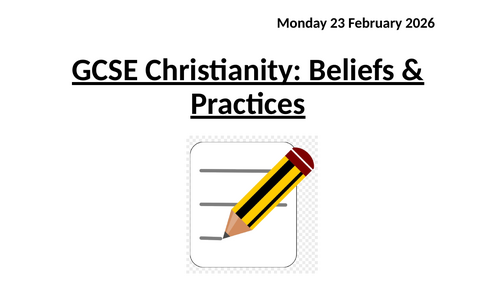 GCSE RE Christianity Exam Practice Lesson