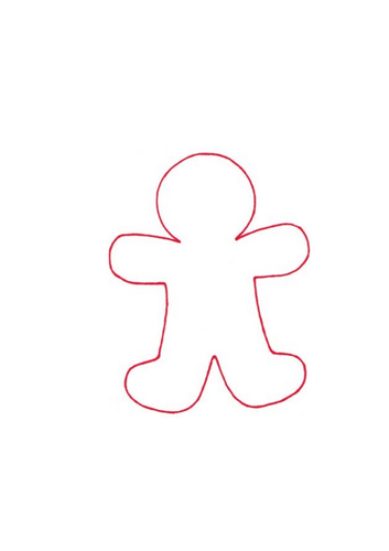 gingerbread man template
