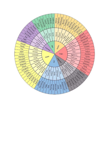 feelings wheel