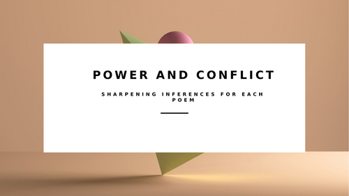 Power and Conflict Revising Key Quotations and Inferences