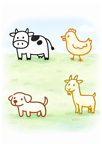 Farmyard doodles