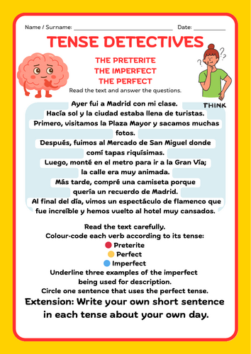 past tenses detective