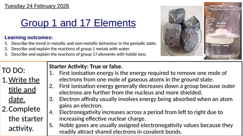 S3.1 Group 1 and 17 Elements (IBDP Chemistry)