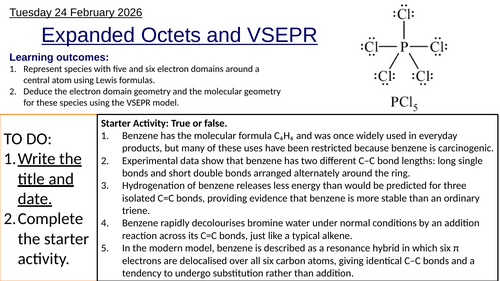 S2.2 Expanded Octets and VSEPR, HL (IBDP Chemistry)