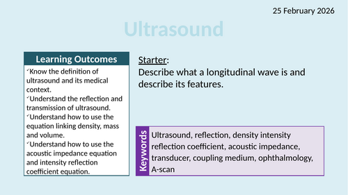 OCR AAQ in Applied Science- P3.1.5 Ultrasound