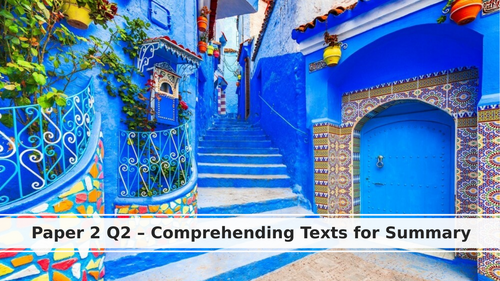 AQA Paper 2 Question 2 Summarising