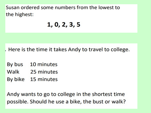 Functional skills maths entry 3