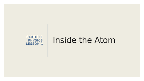 AQA A level Physics Particles: Constituents of the Atom