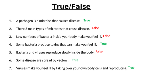 AQA GCSE Biology - B5+6 - Animal Diseases