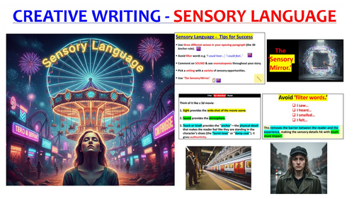 2026 SENSORY LANGUAGE - Creative Writing (GCSE English Language)