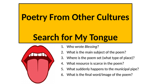 Search for My Tongue by Sujata Bhatt
