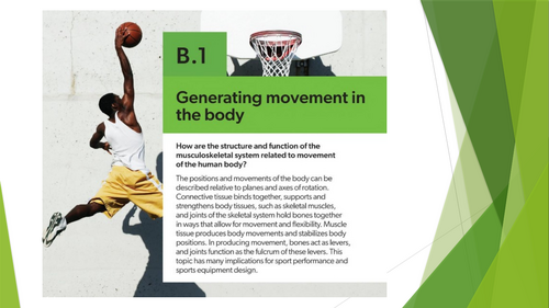 IB Sports, Exercise & Health Science (SEHS) 2026 Specification – DP Resource Pack 2 (B Topics)
