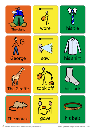 The Smartest Giant in Town – Colourful Semantics & Symbol Supported SEND Bundle