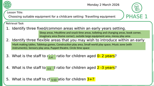 R058 OCR Cambridge Nationals Child Development