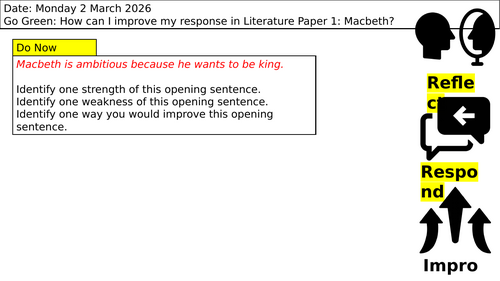 AQA English - Topic Sentences