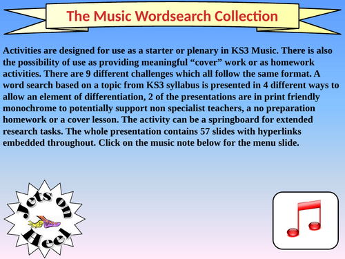 The Music Wordsearch Collection