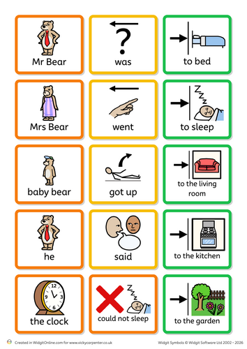 Peace at Last – Colourful Semantics Sentence Building