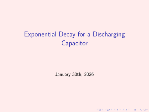 A Level Physics Discharge/Charge Capacitance