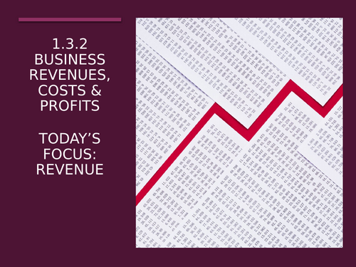 1.3.2 Business revenues, costs and profits