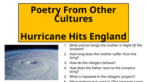 Hurricane Hits England by Grace Nichols