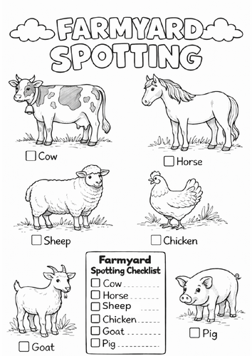 Farm animals spotting