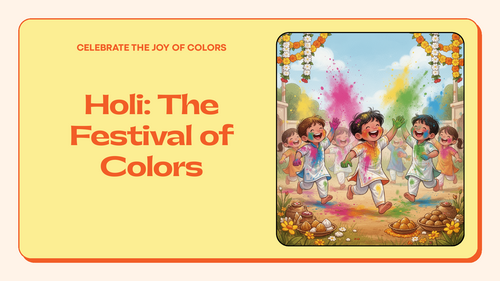 Holi Assembly – The Festival of Colors | Primary School PowerPoint (KS1 & KS2)