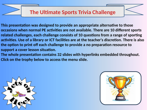 The Ultimate Sporting Trivia Challenge