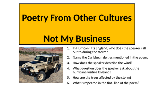 Not My Business by Niyi Osundare