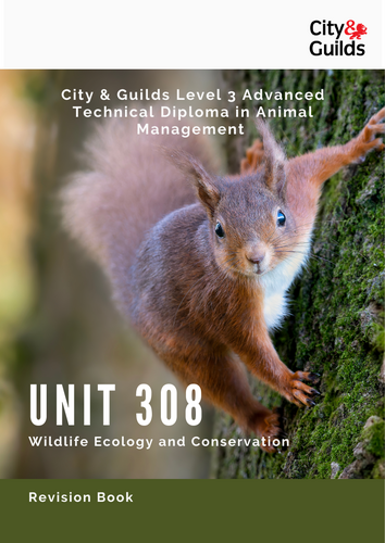 Level 3 (1080) Animal Management - Ecology Revision Booklet