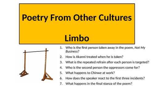 Limbo by Edward Kamu Brathwaite