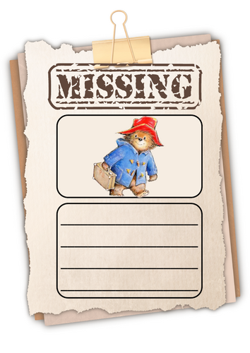 Paddington Missing Poster