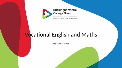 Functional skills maths