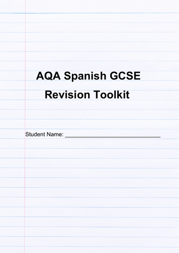 AQA Spanish Revision Toolkit