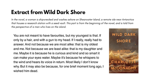 Unseen Fiction Extract and Analysis: Domestic Horror