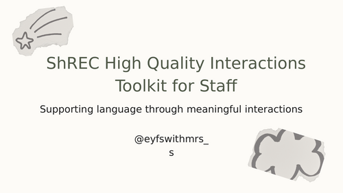 ShREC High Quality Interactions Toolkit