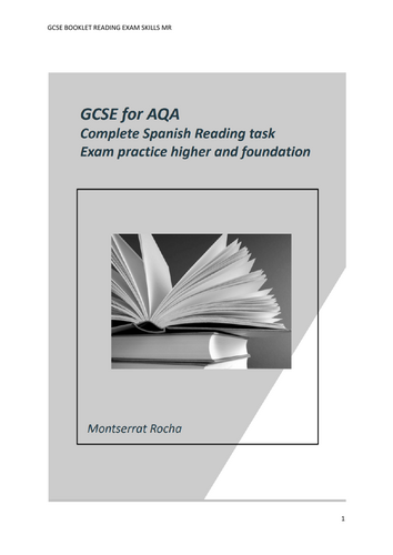 Reading exam skills based on the new GCSE specification 2026