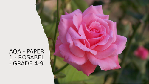AQA - ENGLISH LANGUAGE PAPER 1 - ROSABEL - BREAKDOWN - IMPROVING GRADES
