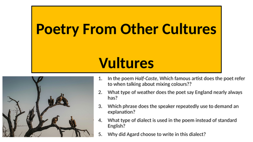 Vultures by Chinua Achebe