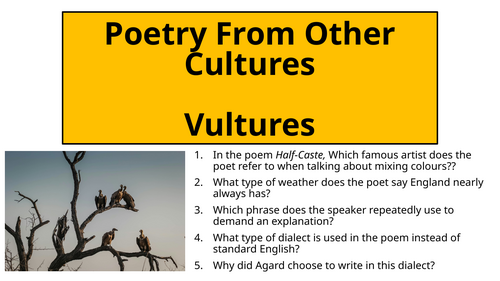 Vultures by Chinua Achebe