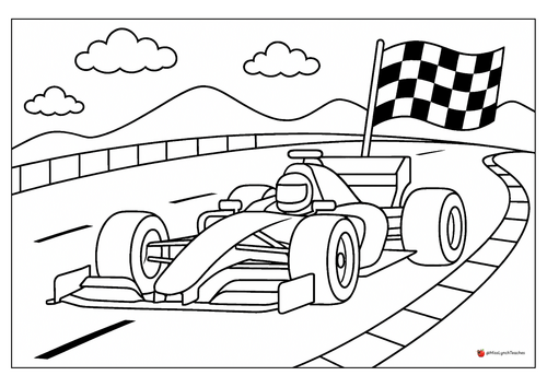 Formula 1 Themed Activities Pack