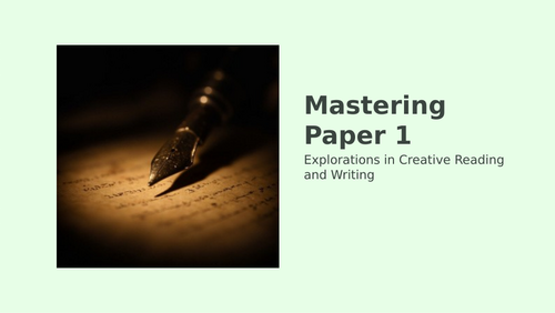 GCSE English Language Mastering Paper 1 - Exam Practice