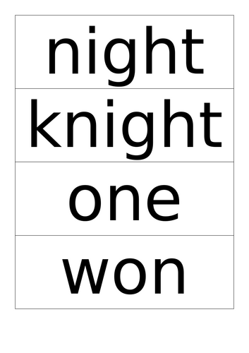 Spelling resources Year 2 Autumn