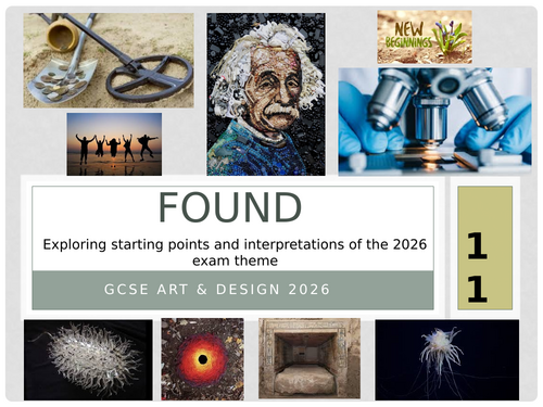 'Found' PPT on GCSE exam starting points