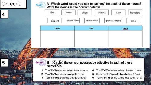 Décris-moi ta famille