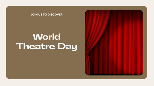 World Theatre Day Assembly PowerPoint | Drama, Performing Arts & Storytelling | Primary School (KS1