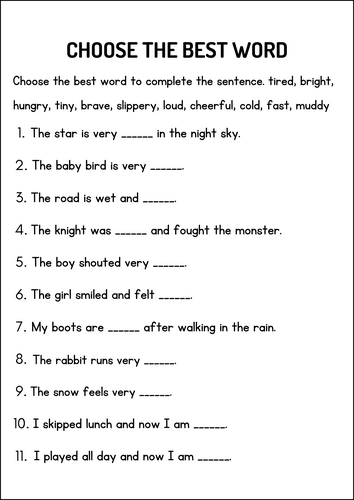 Context Clues Worksheets and Context Clues Vocabulary